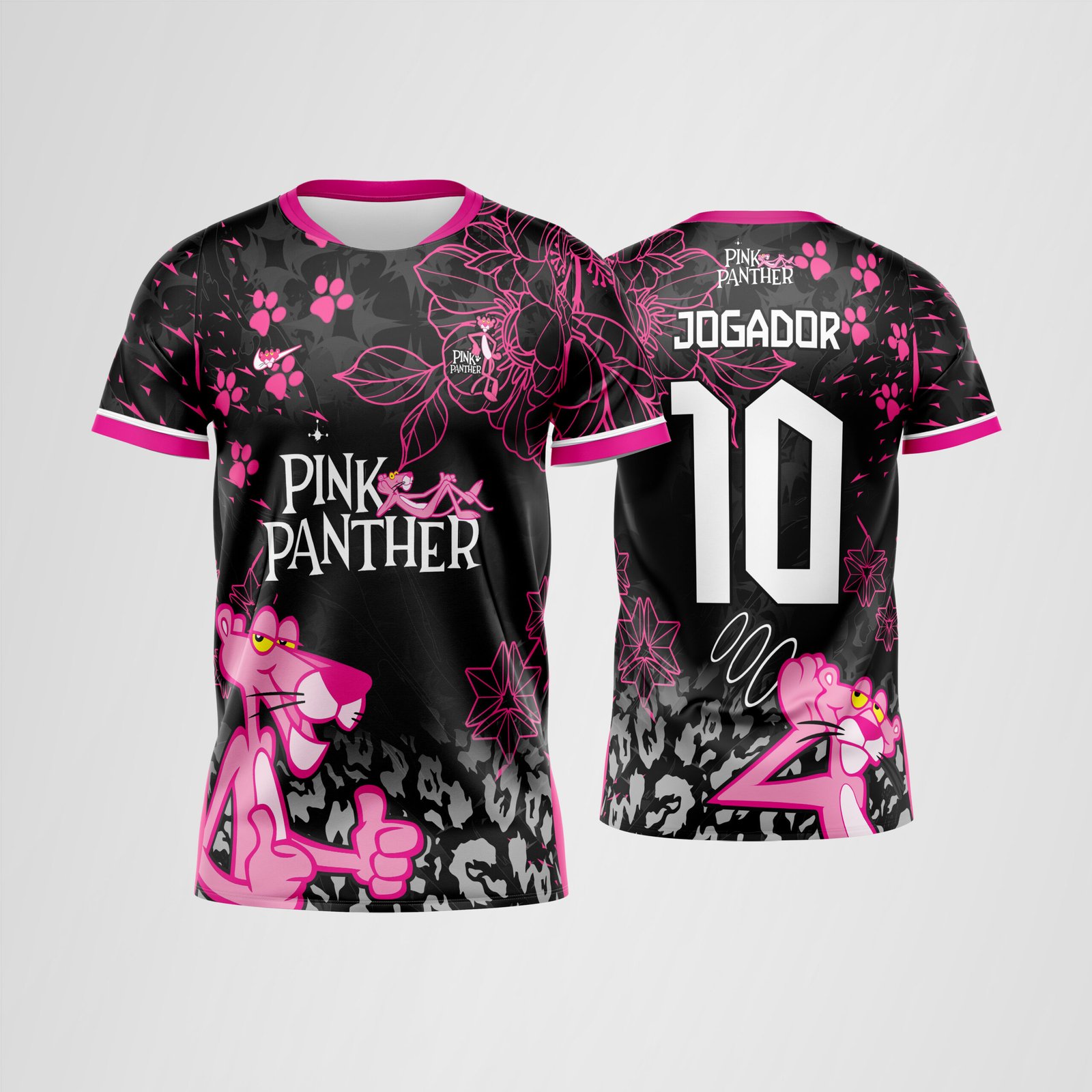 Interclasse 011 - Arte Vetor Pantera Cor de Rosa 1 Interclasse 011 - Arte Vetor Pantera Cor de Rosa