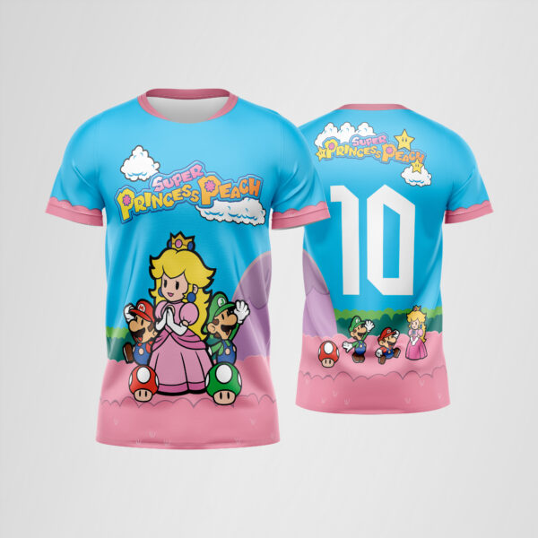 Interclasse 013 - Arte Vetor Super Mario e Princesa
