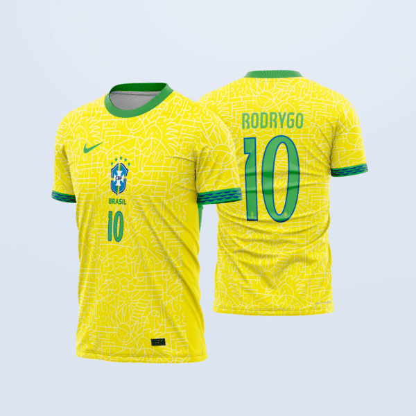 Brasil Titular Arte Vetor - 2024-25