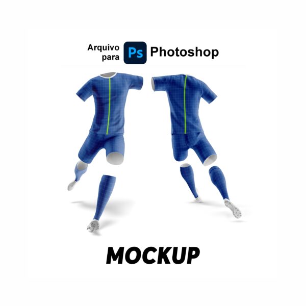 Mockup 006 Conjunto Futebol Básica Photoshop TIF