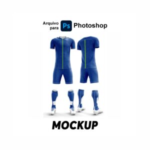 Mockup 007 Conjunto Futebol Nike Photoshop TIF