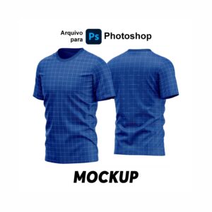 Mockup 008 Camisa Gola Redonda Photoshop TIF