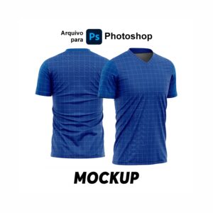 Mockup 009 Camisa Gola V Photoshop TIF