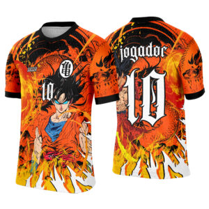 Interclasse 129 Dragon Ball Z Goku Arte Vetor