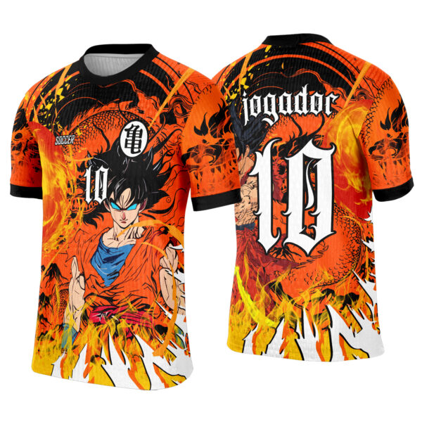 Interclasse 129 Dragon Ball Z Goku Arte Vetor