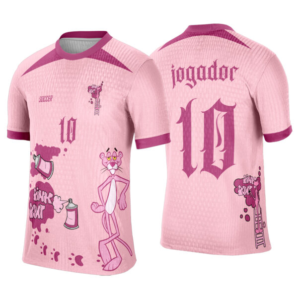 Interclasse 178 Pantera Cor de Rosa Arte Vetor