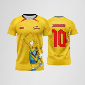 Interclasse 098 Simpsons Bart Arte Vetor