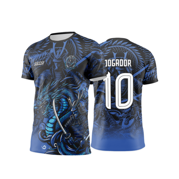 Interclasse 421 Dragão Samurai Arte Vetor