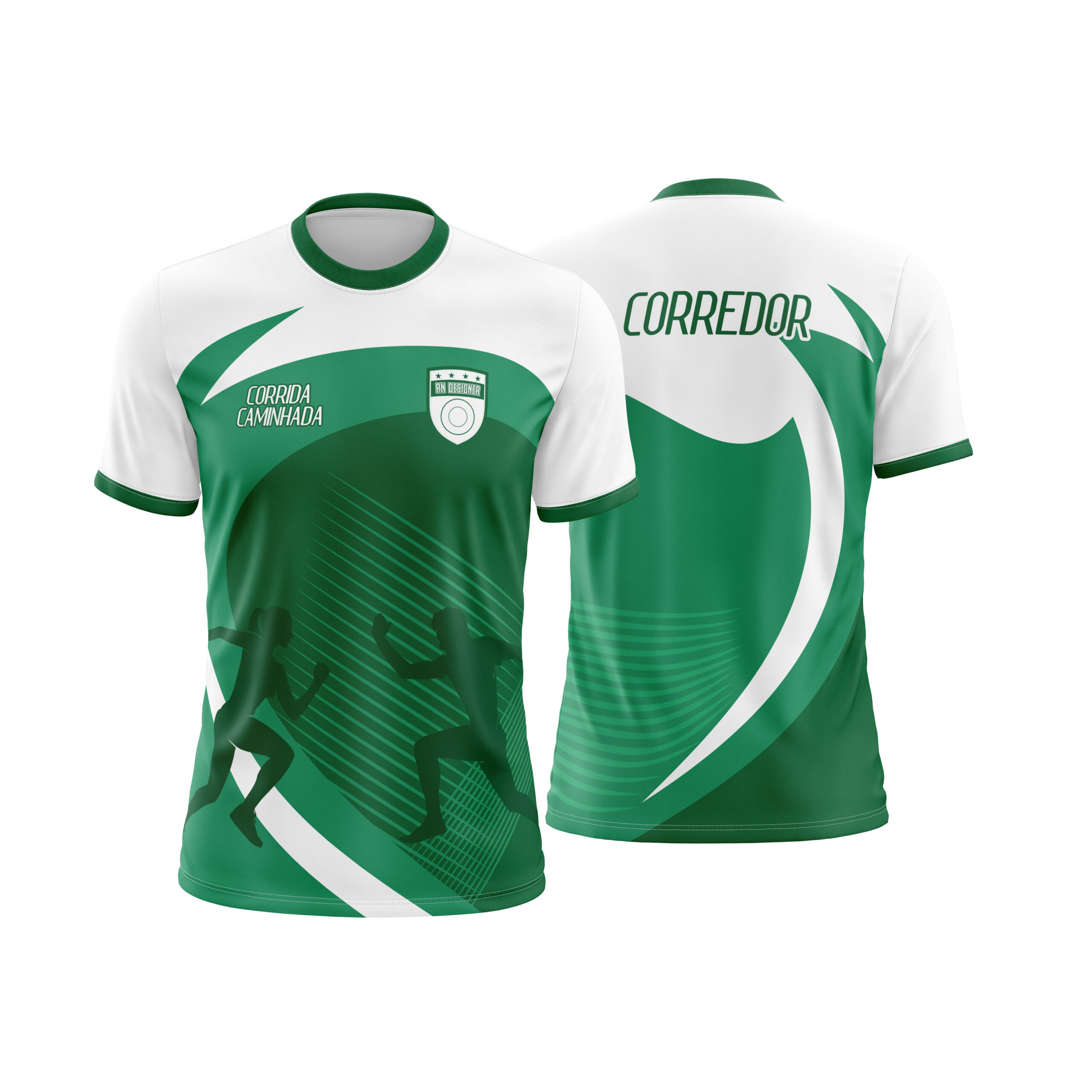 Corrida e Caminhada 014 Arte Vetor