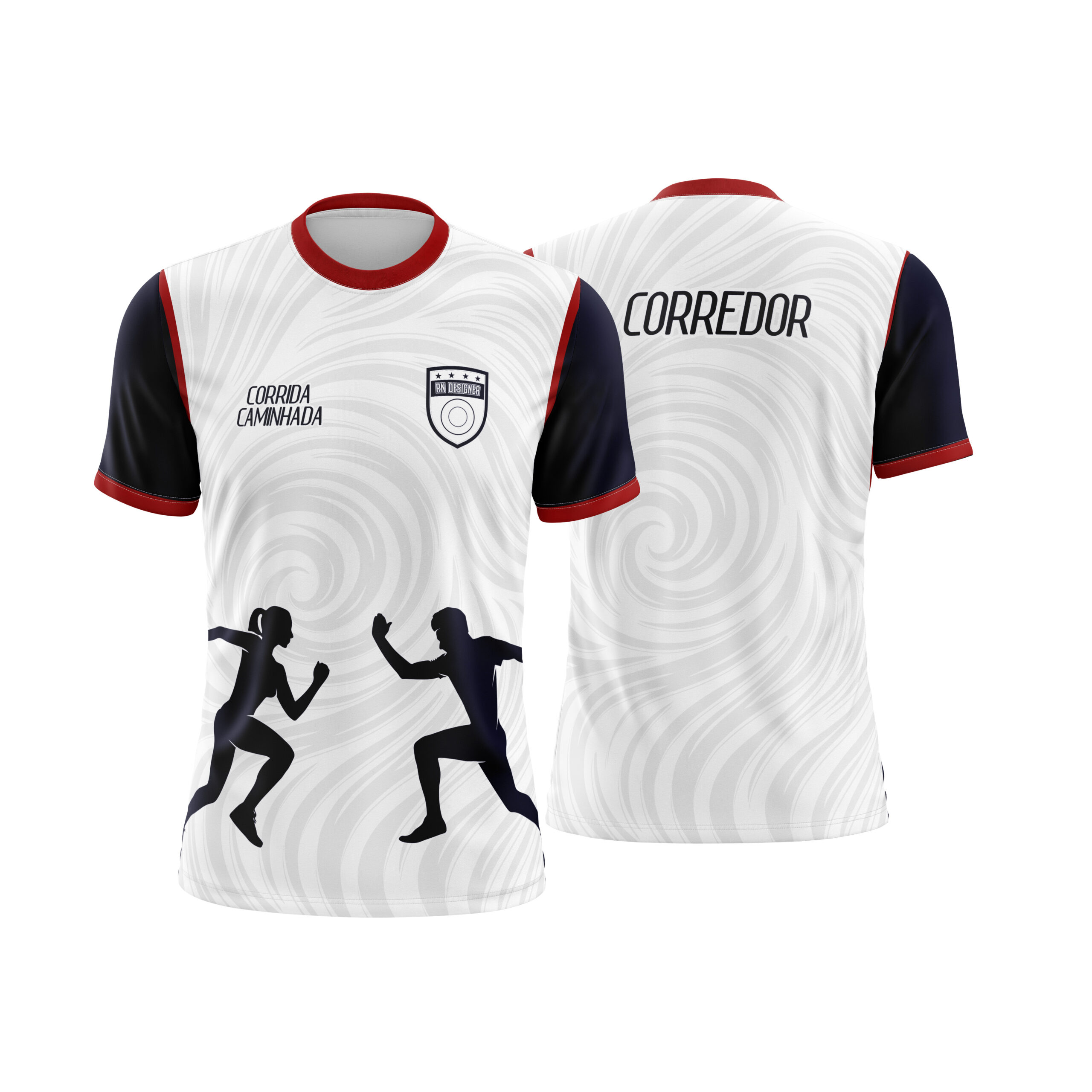 Corrida e Caminhada 017 Arte Vetor