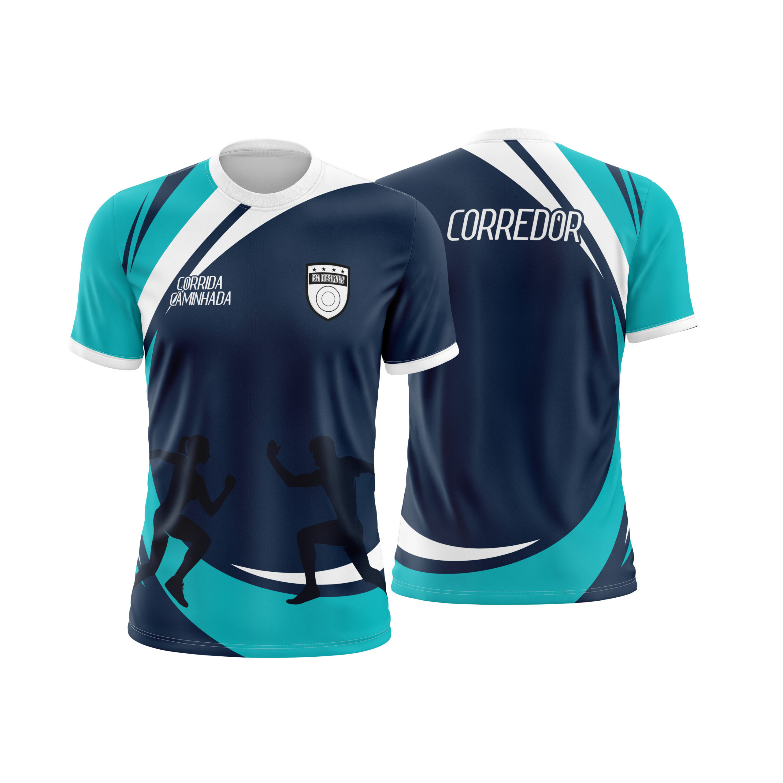 Corrida e Caminhada 019 Arte Vetor