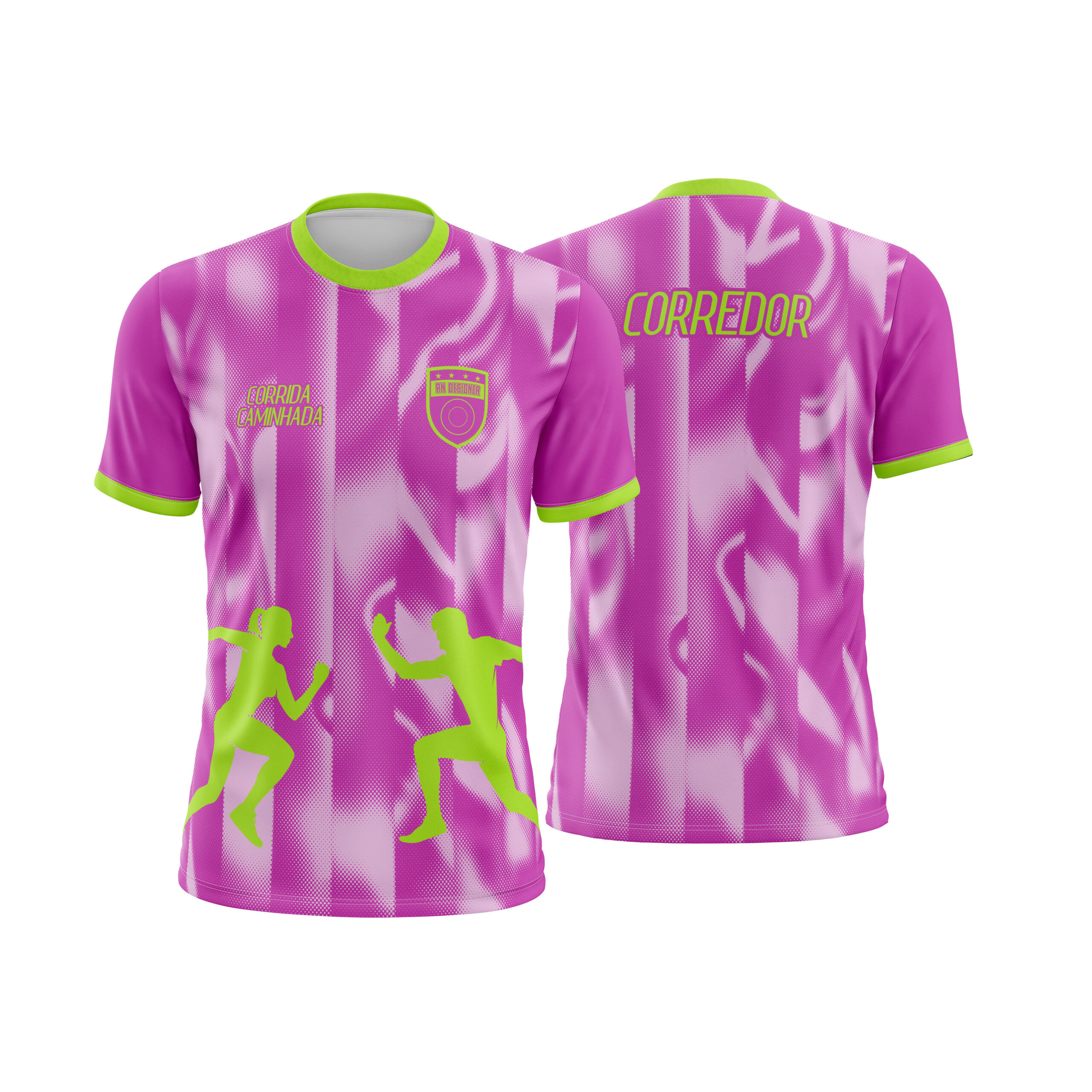 Corrida e Caminhada 022 Arte Vetor