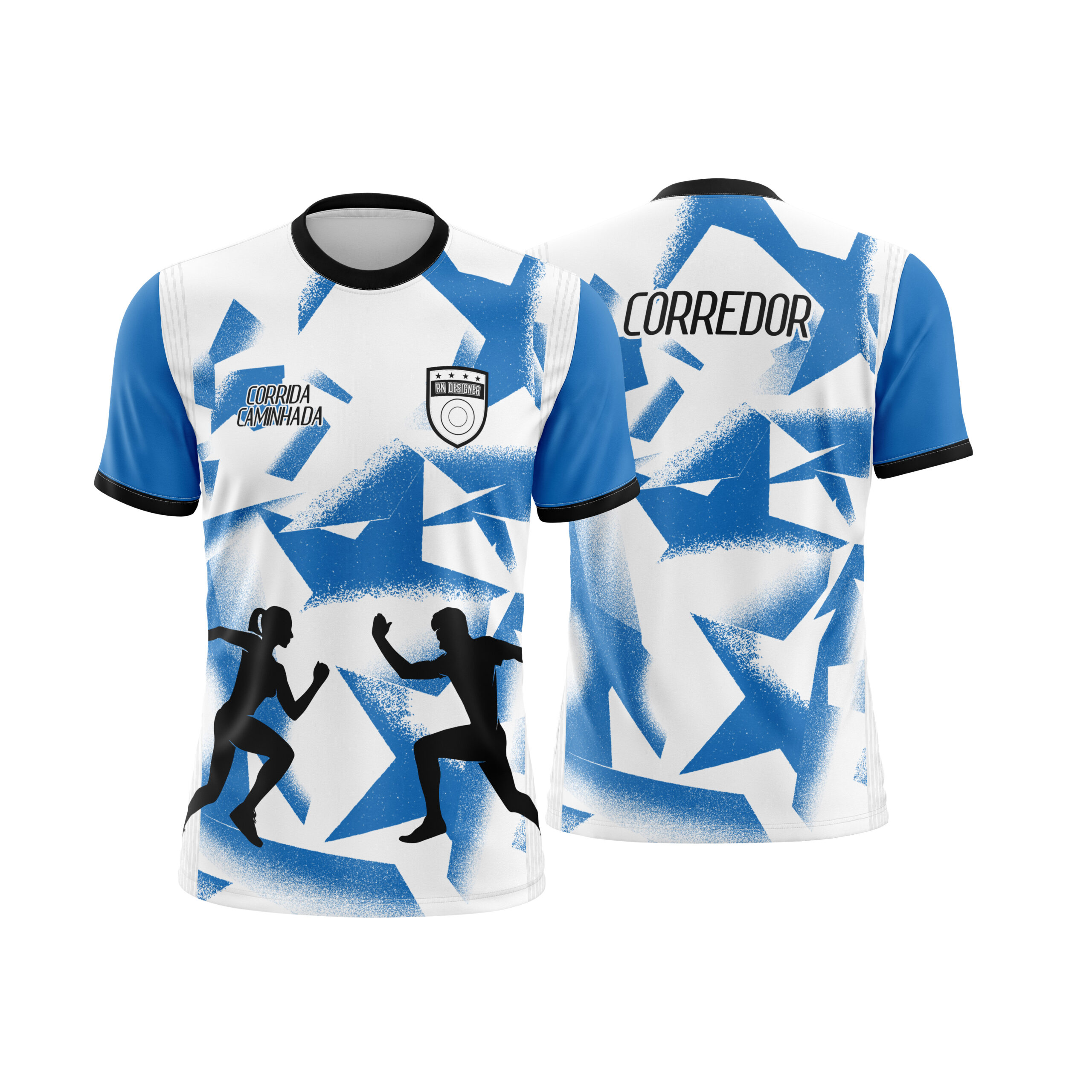 Corrida e Caminhada 025 Arte Vetor