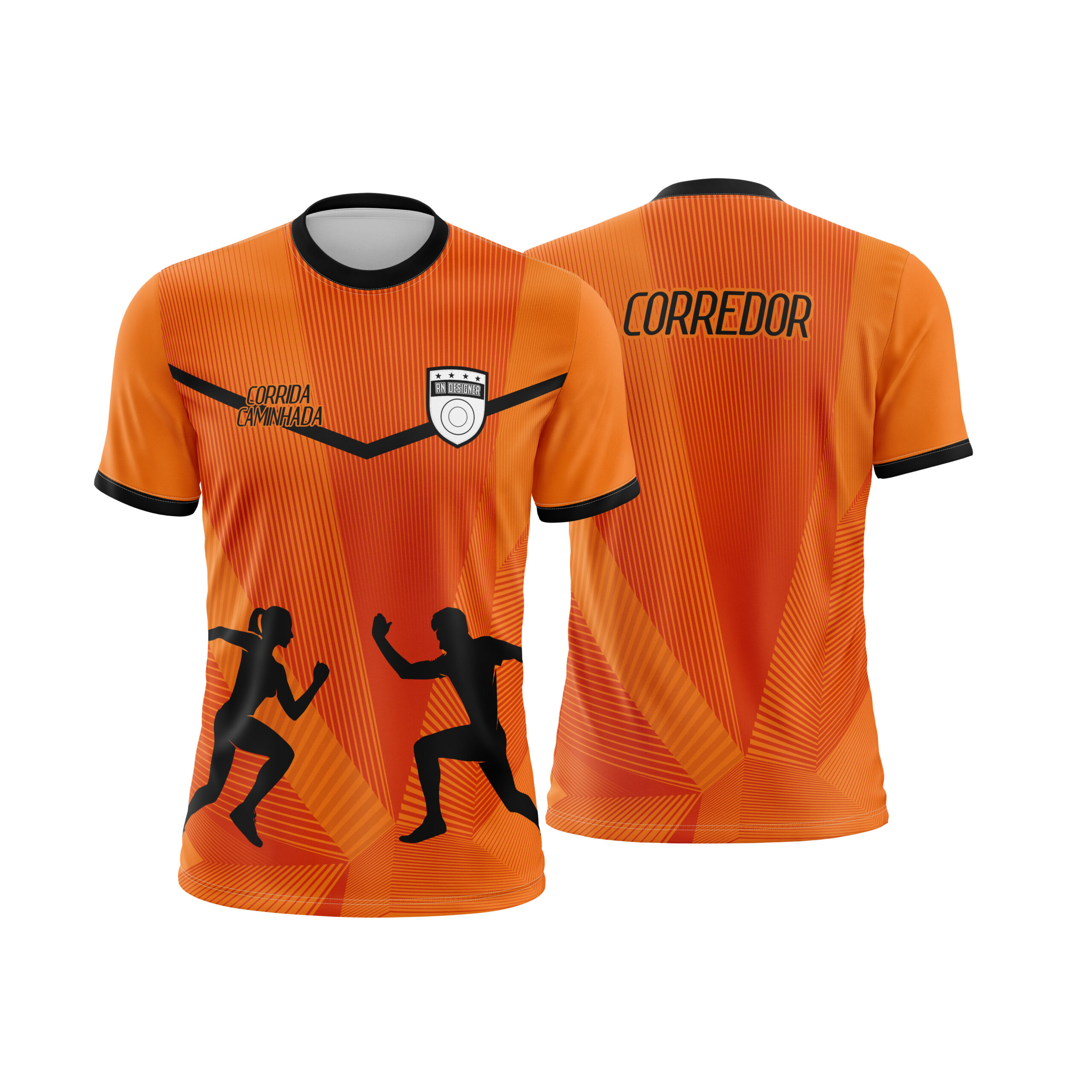 Corrida e Caminhada 027 Arte Vetor