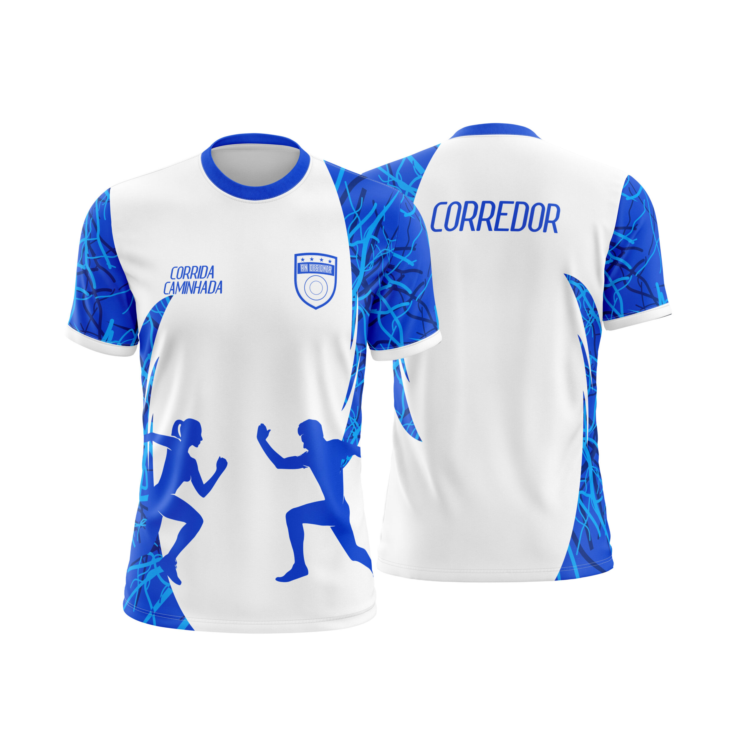 Corrida e Caminhada 029 Arte Vetor