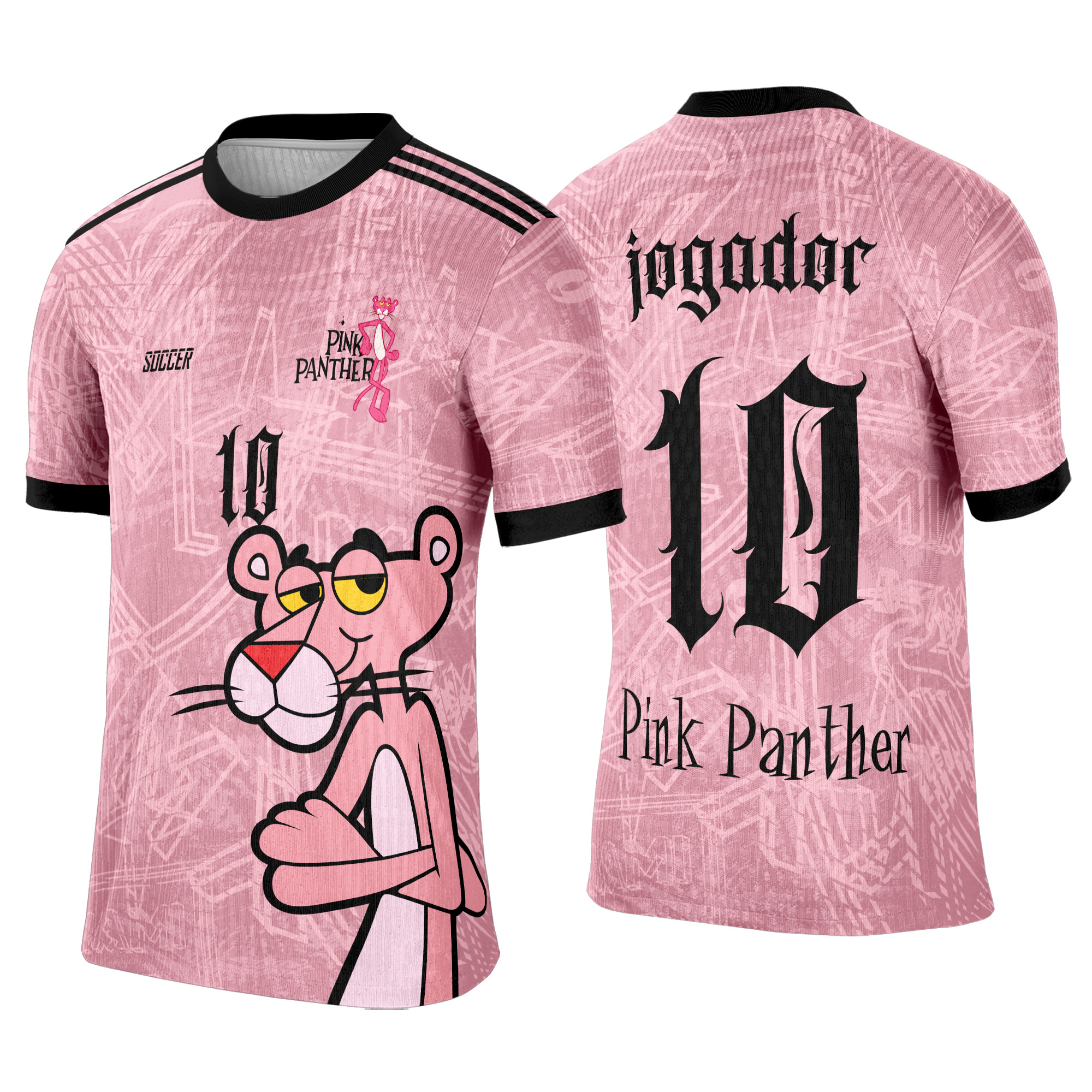 Interclasse 366 Pantera Cor de Rosa Arte Vetor