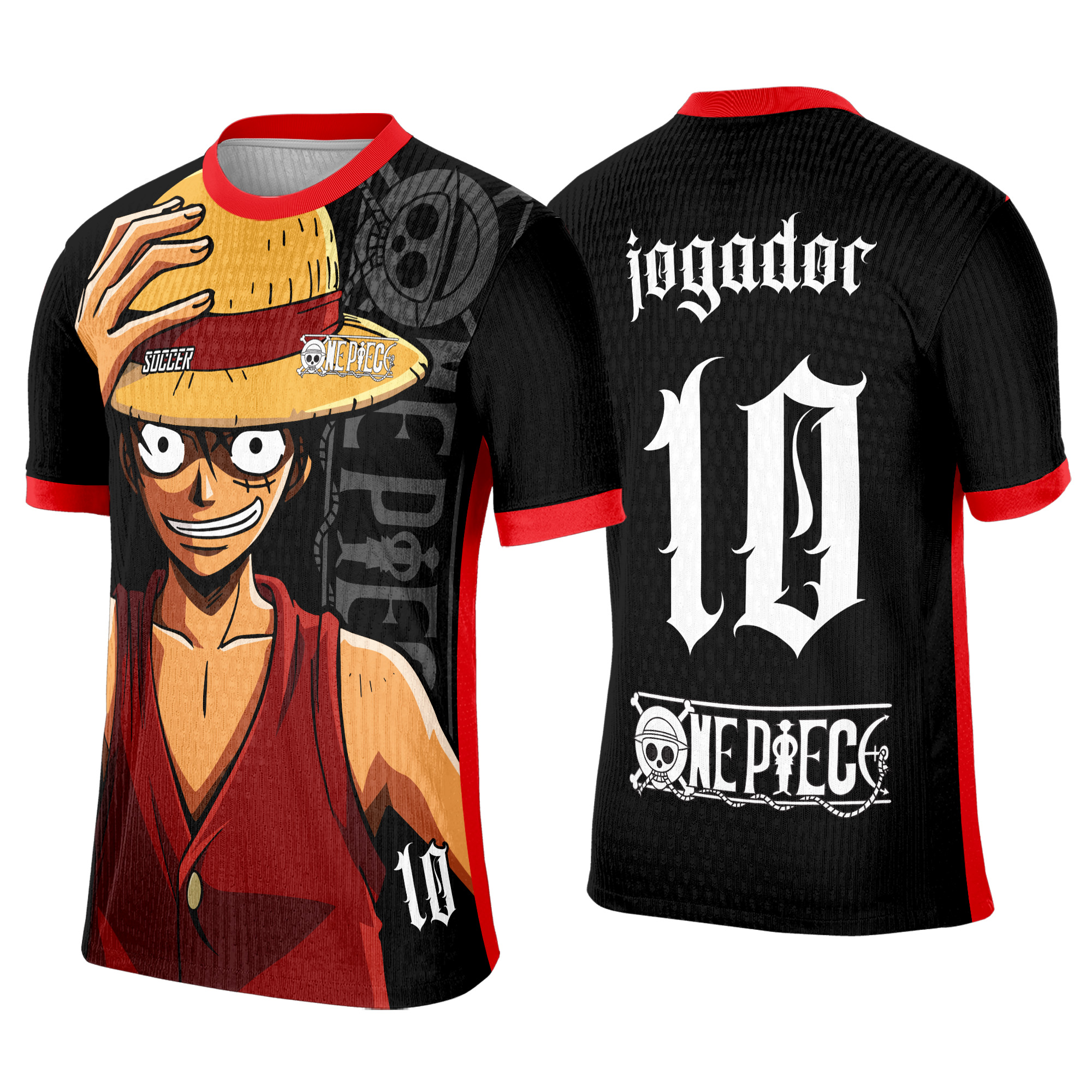 Interclasse 373 One Piece Luffy Arte Vetor