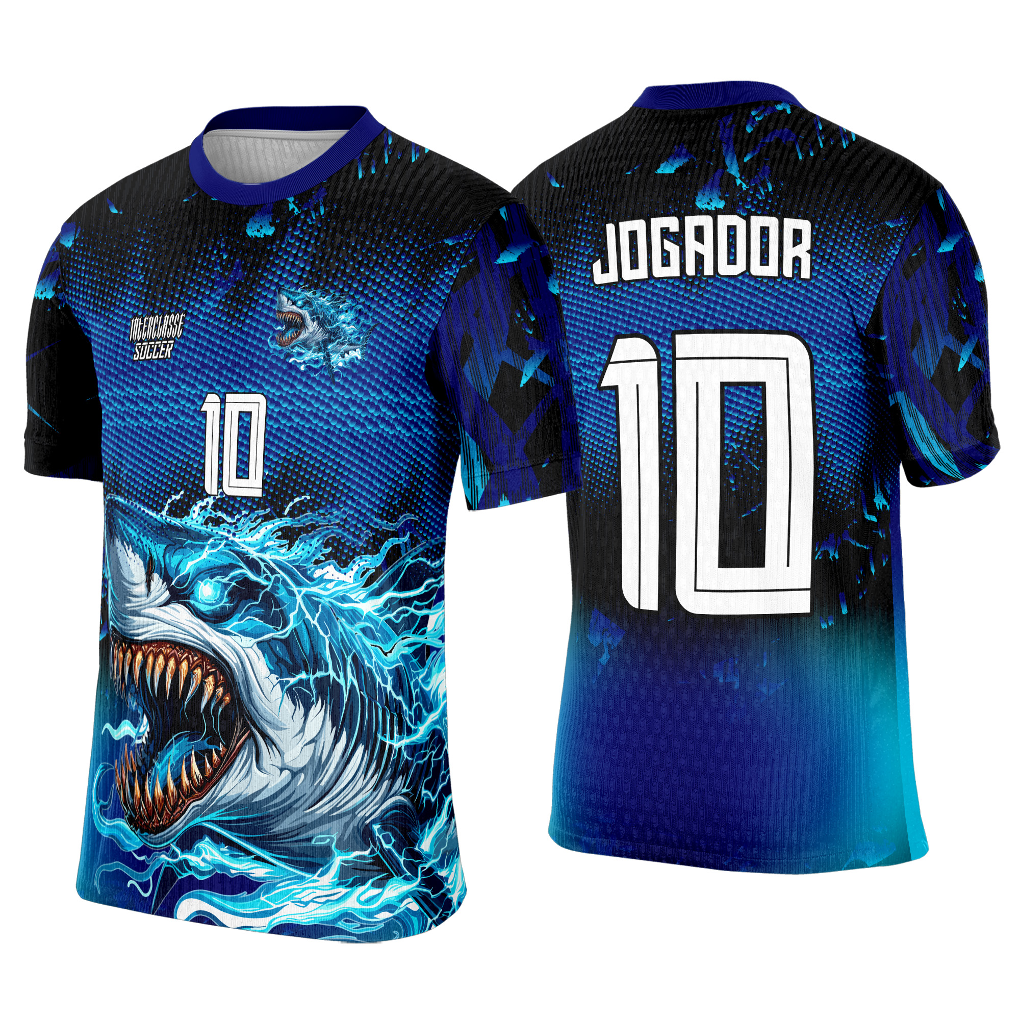 Interclasse 437 Tubarão Arte Vetor