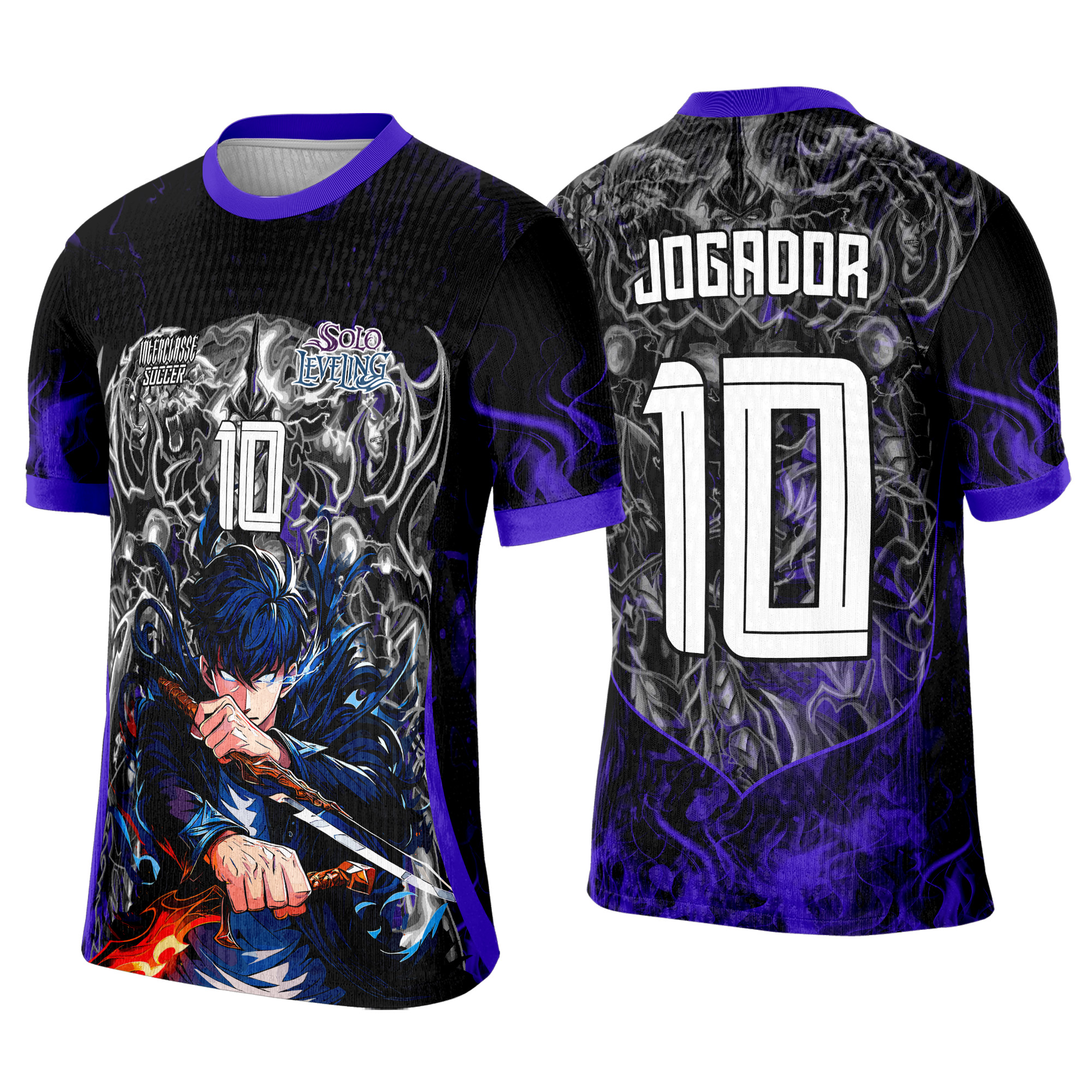 Interclasse 454 Solo Leveling Anime Arte Vetor