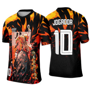 Interclasse 458 Rengoku Demon Slayer Arte Vetor