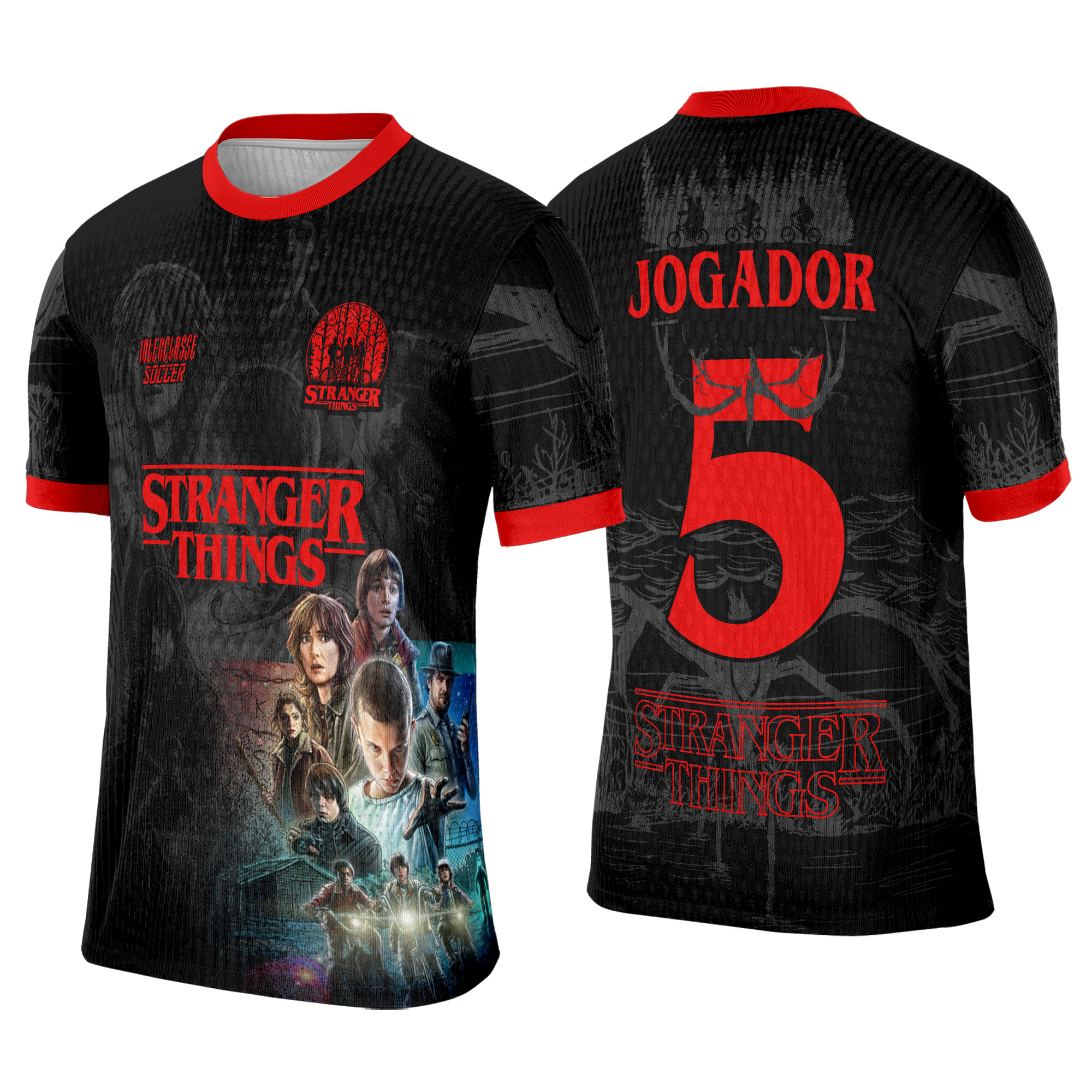 Interclasse 502 Stranger Things Arte Vetor