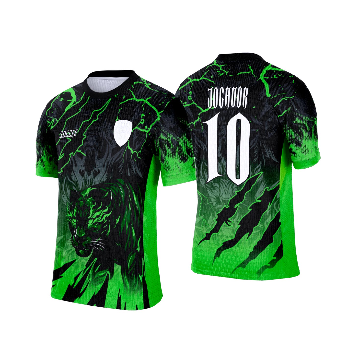 Interclasse 768 Pantera Verde Arte Vetor