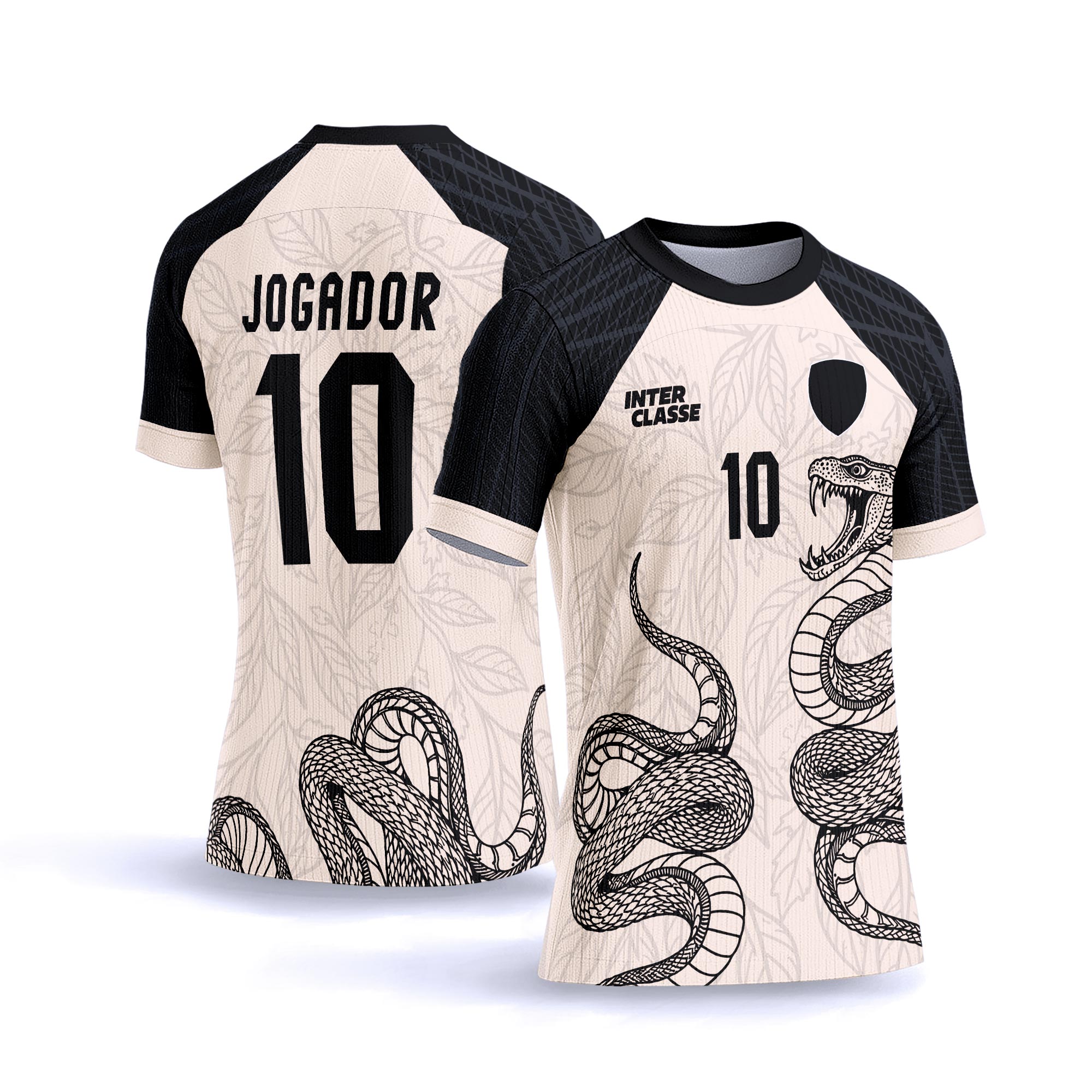 Interclasse 793 Cobra Folhas Arte Vetor