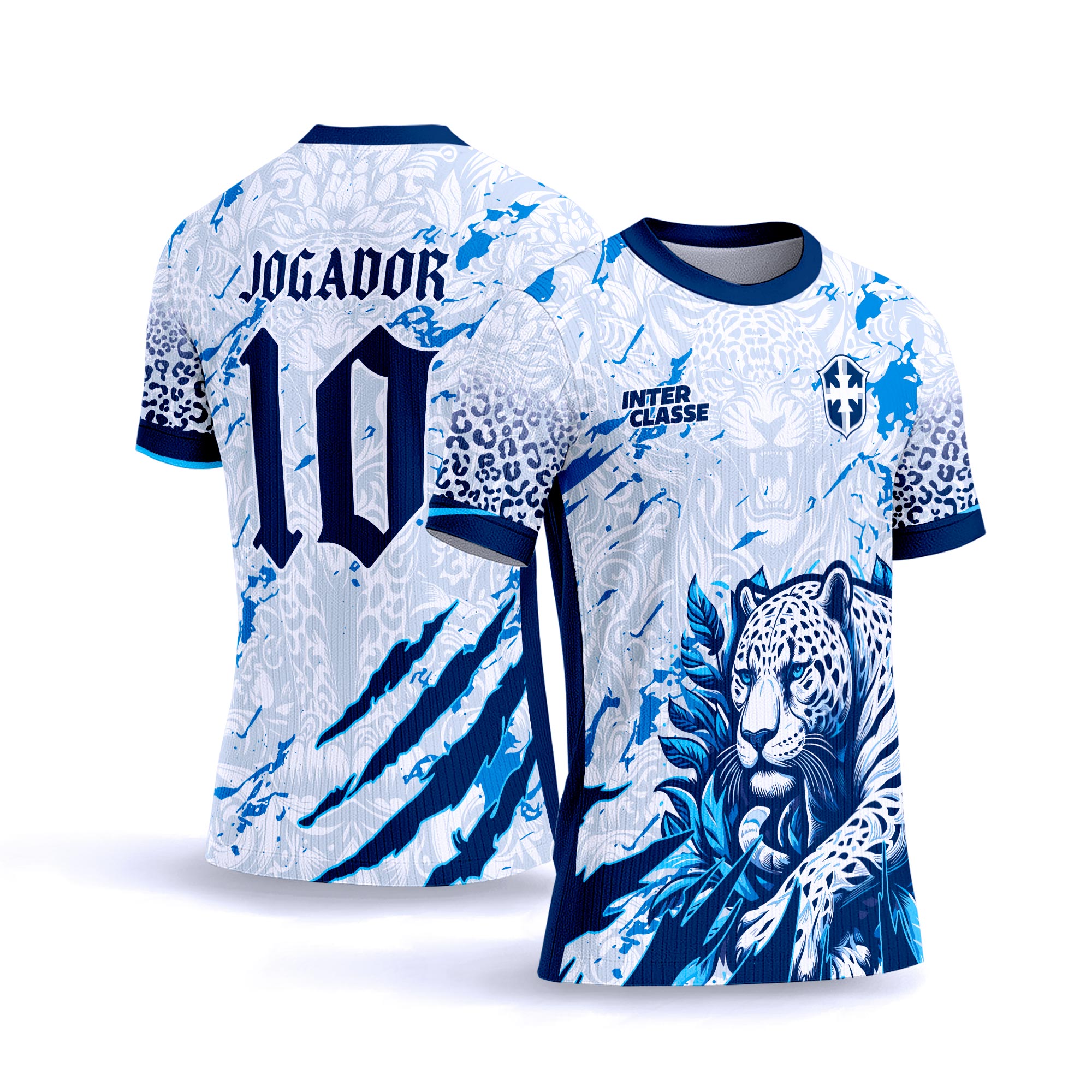 Interclasse 798 Onça Azul Arte Vetor