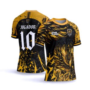 Interclasse 803 Fênix Amarela Arte Vetor