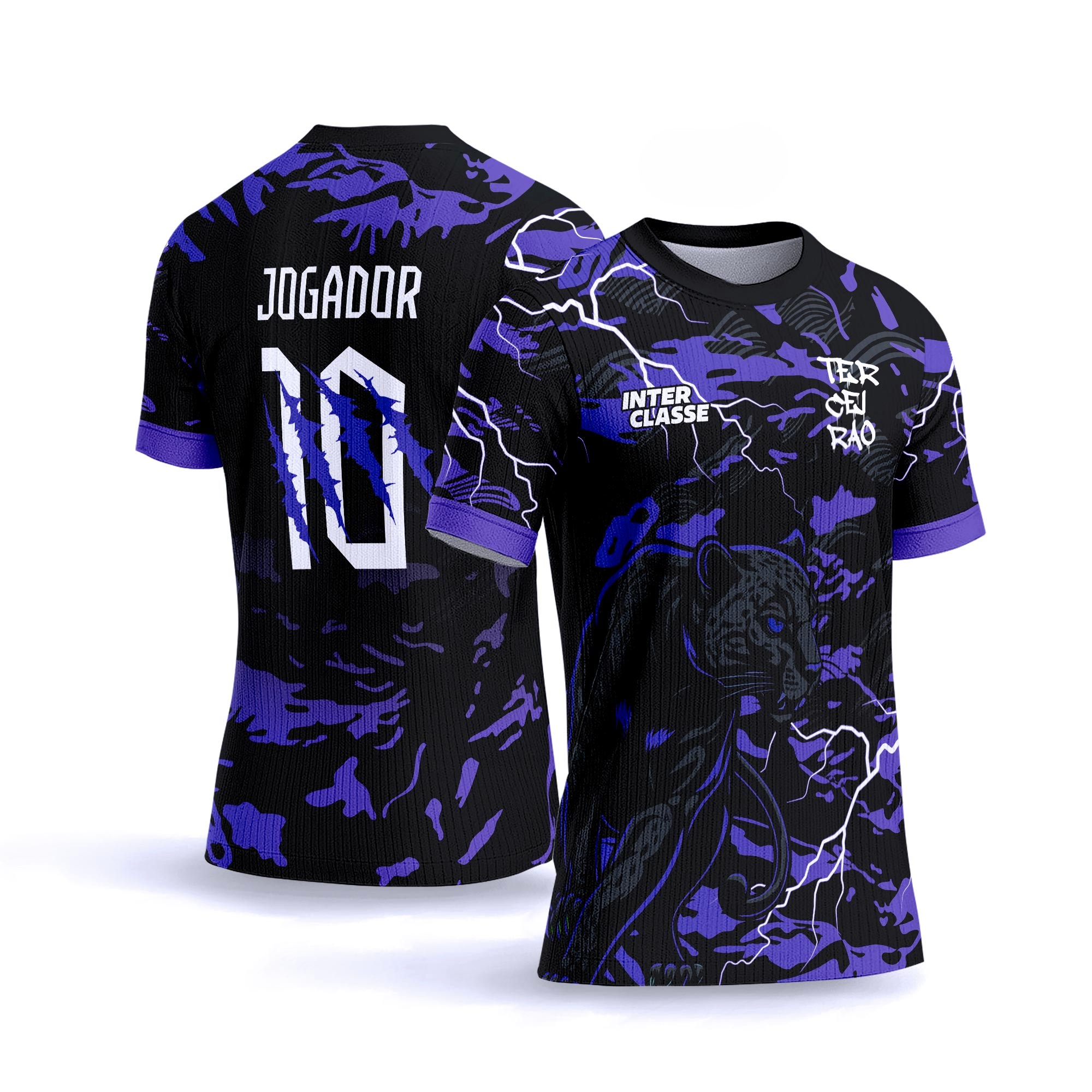 Interclasse 819 Pantera Roxa Arte Vetor