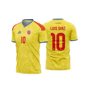 Colômbia Titular Copa do Mundo 2026 Arte Vetor