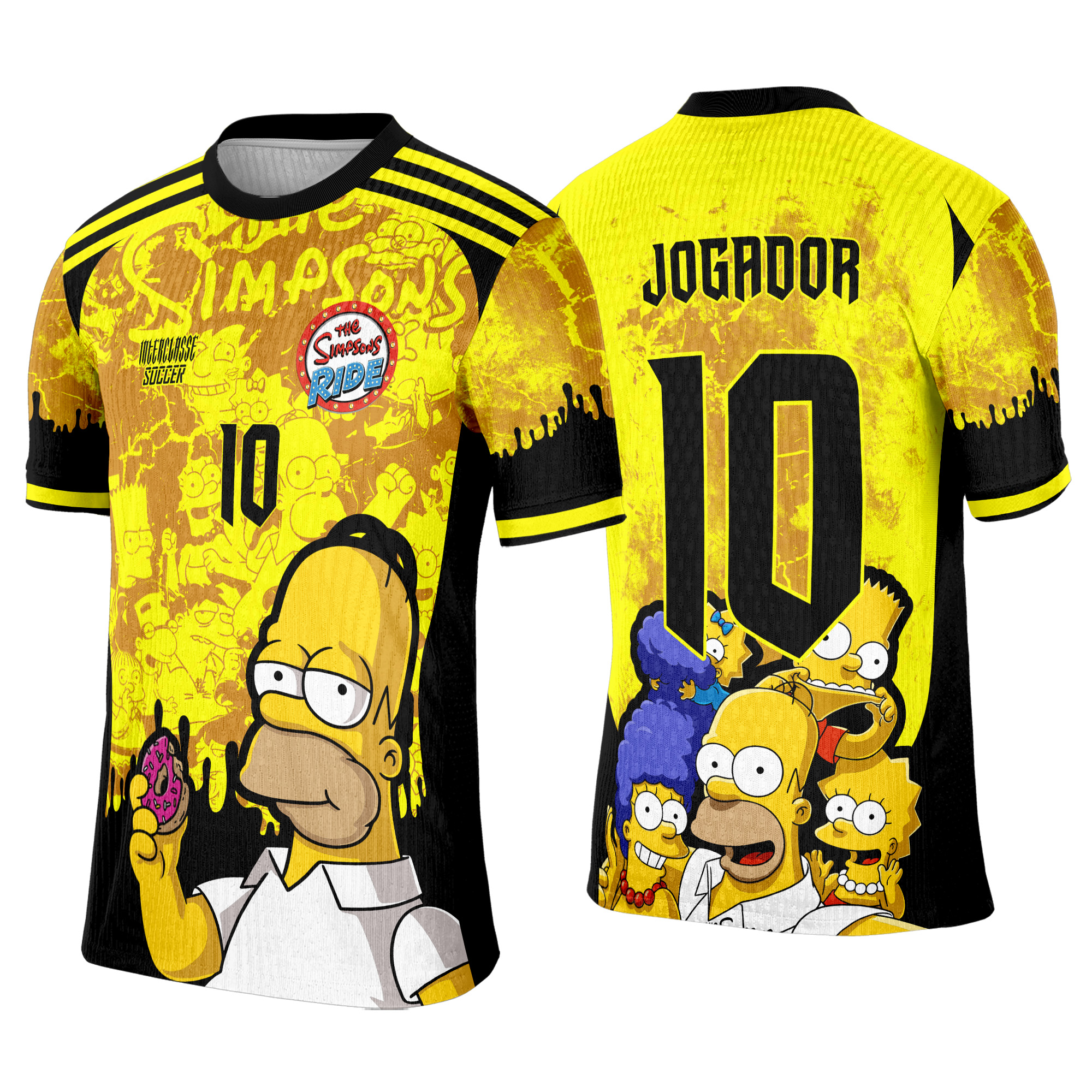 Interclasse 509 Os Simpsons Arte Vetor