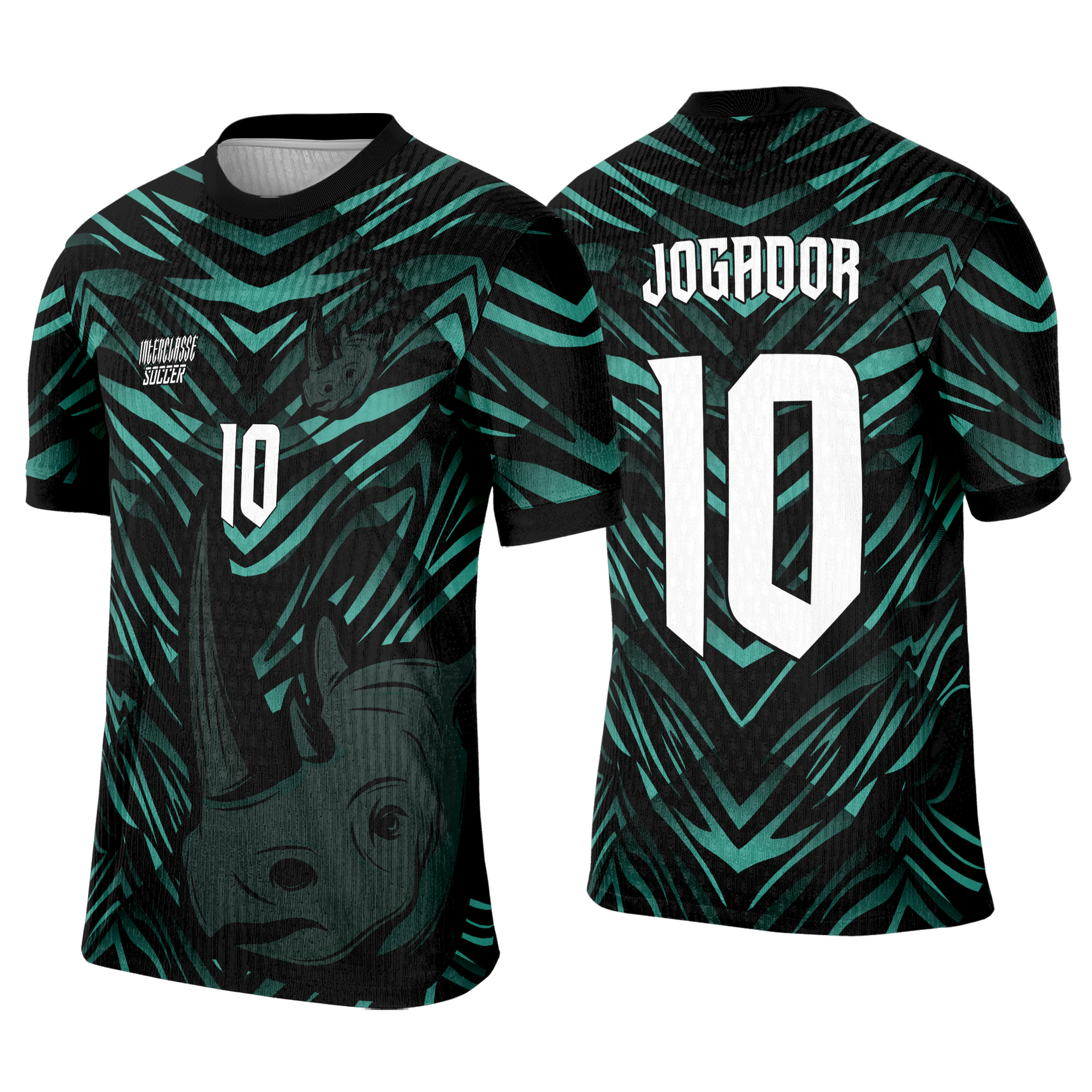 Interclasse 517 Rinoceronte Arte Vetor