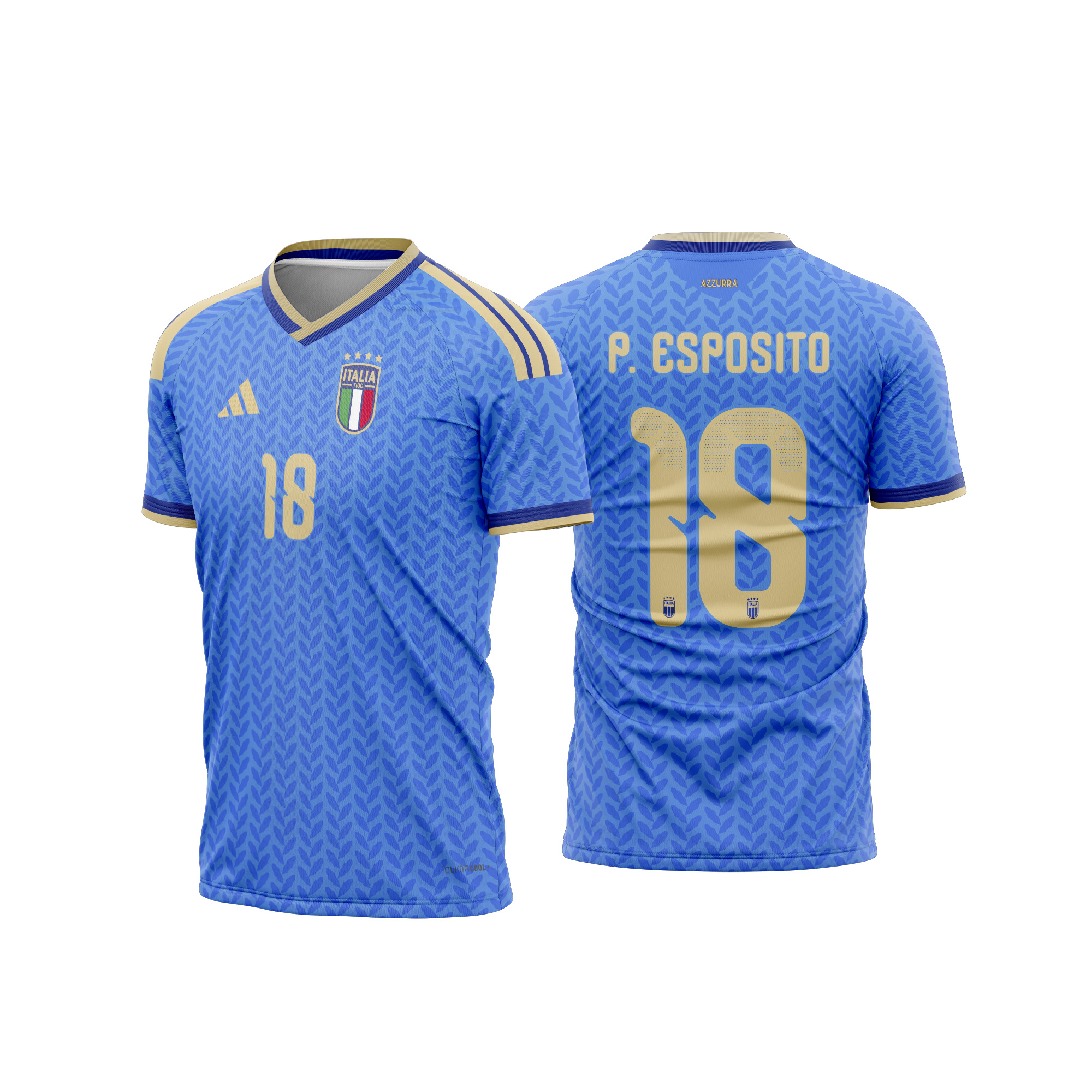 Itália Titular Copa do Mundo 2026 Arte Vetor