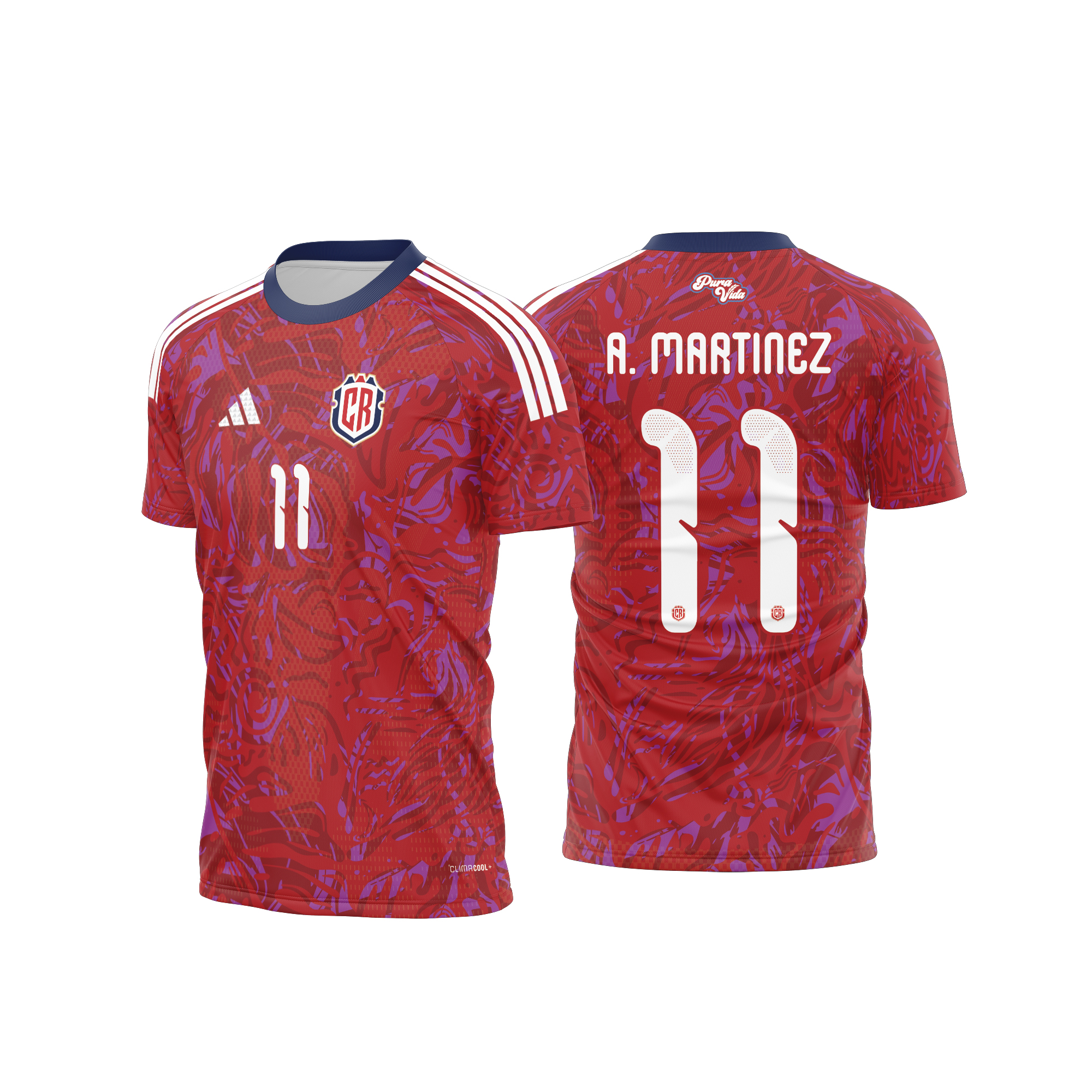 Costa Rica Titular Arte Vetor