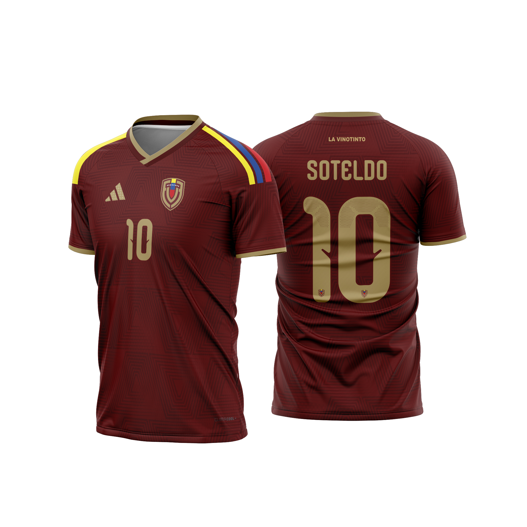 Venezuela Titular Copa do Mundo 2026 Arte Vetor